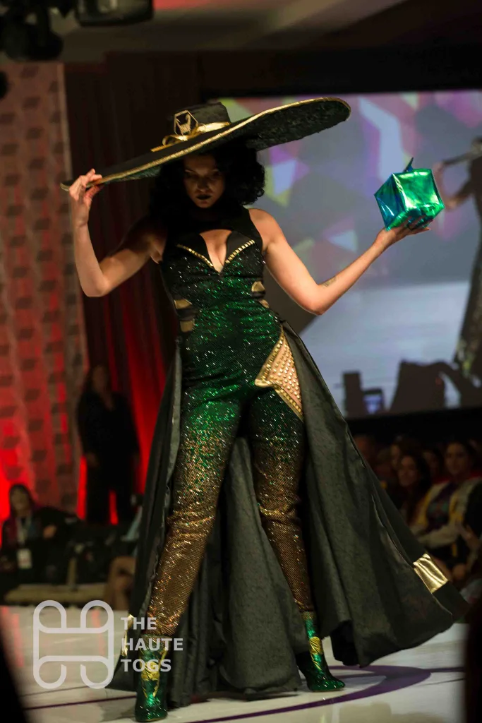 Bodak Green - Marvel's Loki (Design by Sarah Hambly) | Her Universe Fashion Show 2019