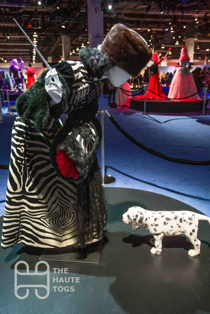 D23Expo19-The Art of Costuming-Cruella De Vil Worn by Glenn Close (101 Dalmatians 1996)