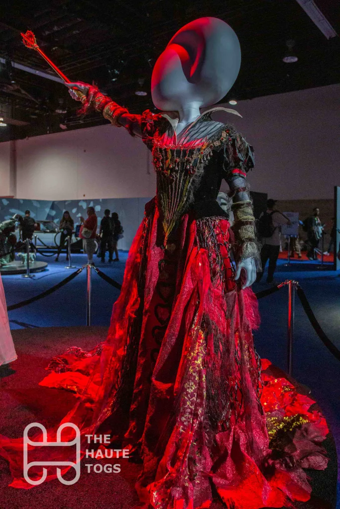 D23Expo19-The Art of Costuming-Iracebeth, The Red Queen Worn by Helena Bonham Carter (Alice Through the Looking Glass 2016)